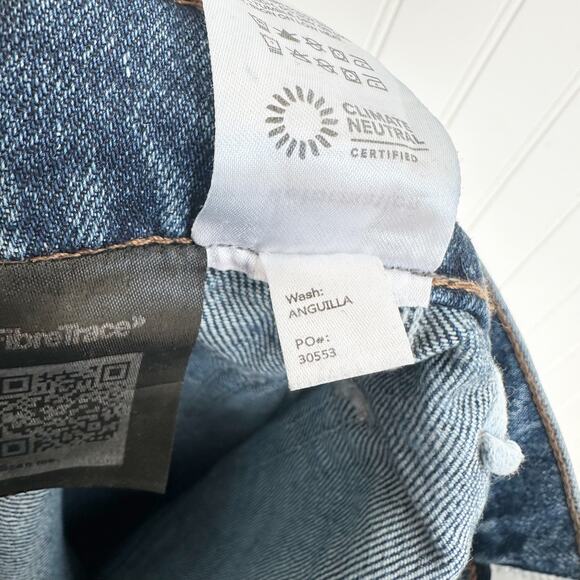 Reformation Alyssa Patch Pocket High Rise Wide Leg Jeans Denim Womens - Picture 6 of 7